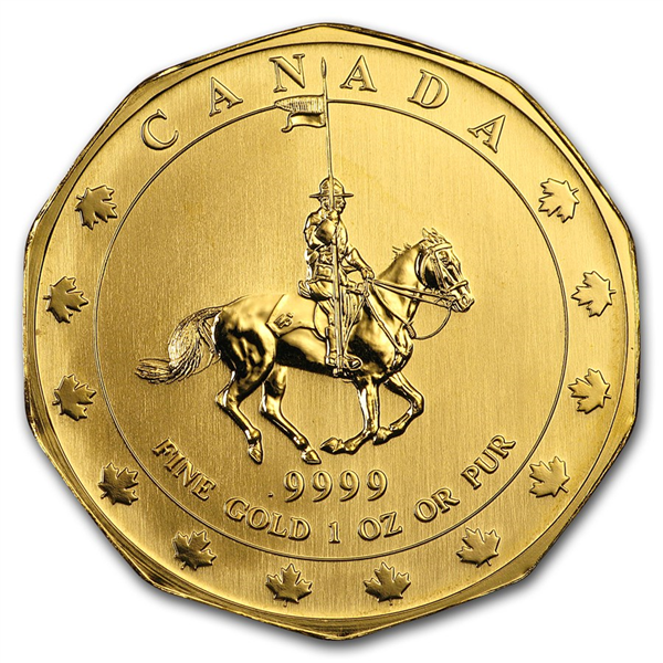 2021 1 oz Canada Maple Leaf .9999 Gold Coin BU