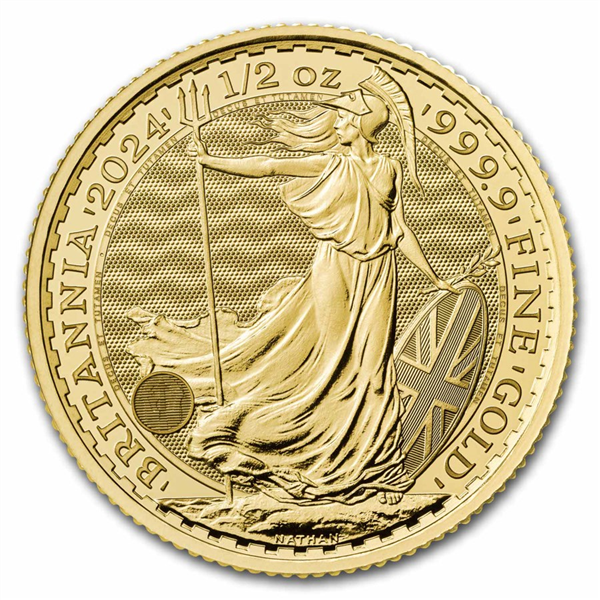 2022 1 oz Gold Britannia .9999 Gold Coin BU