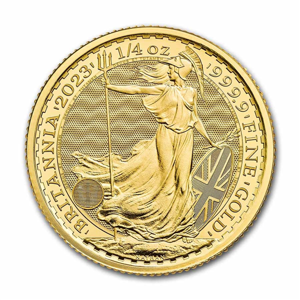 2023 1/4 oz Gold Britannia .9999 Gold Coin BU