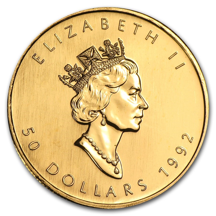 2021 1 oz Canadian Gold Maple Leaf Coin