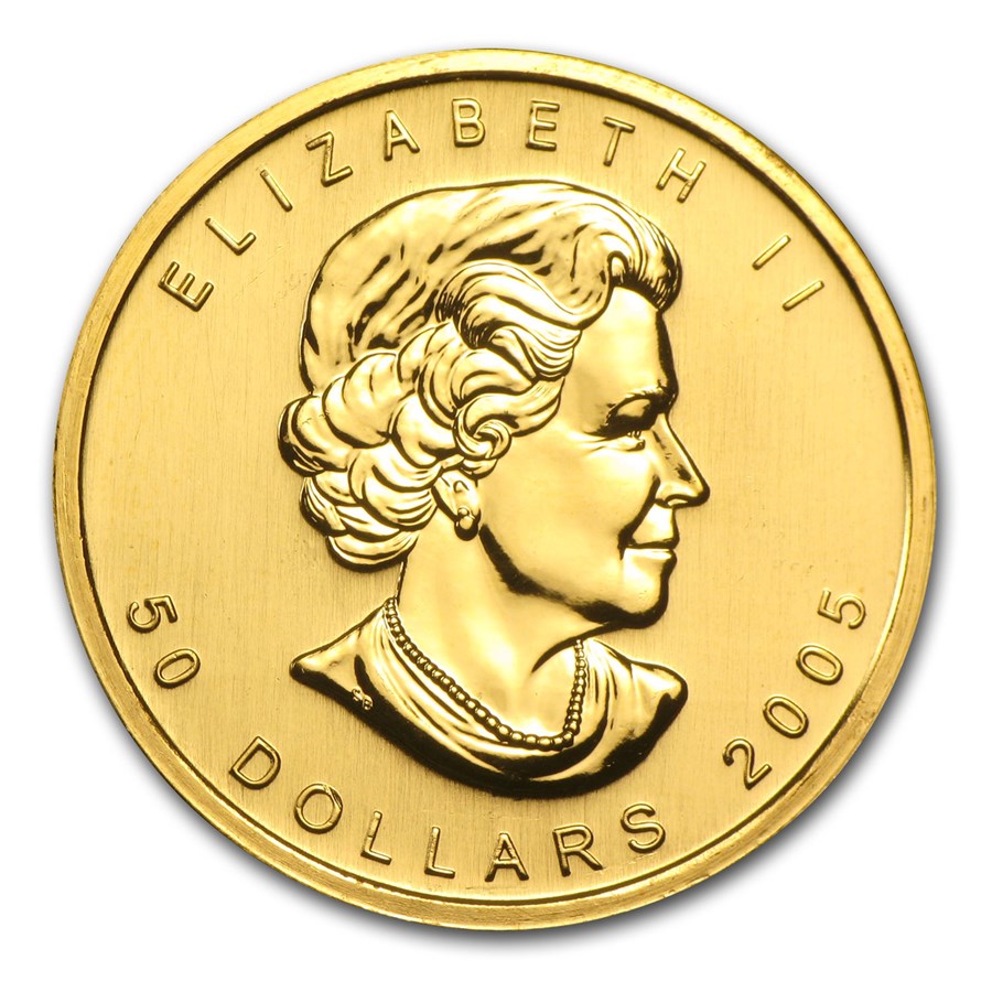 2021 1 oz Canadian Gold Maple Leaf Coin