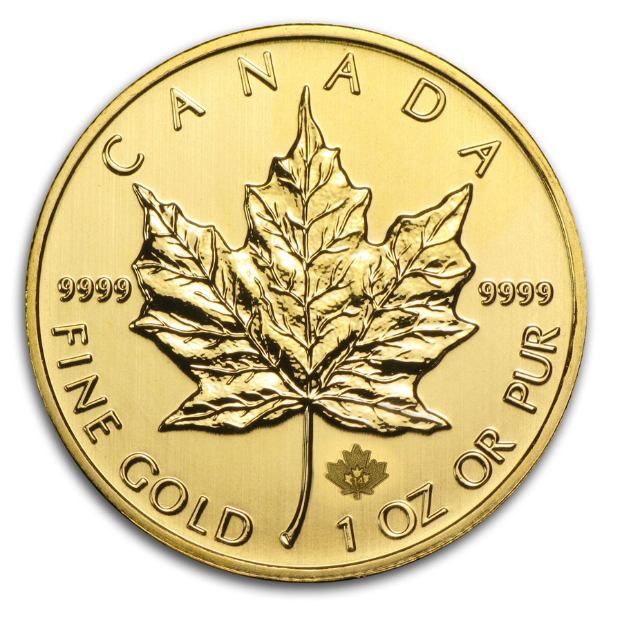 2021 1 oz Canada Maple Leaf .9999 Gold Coin BU