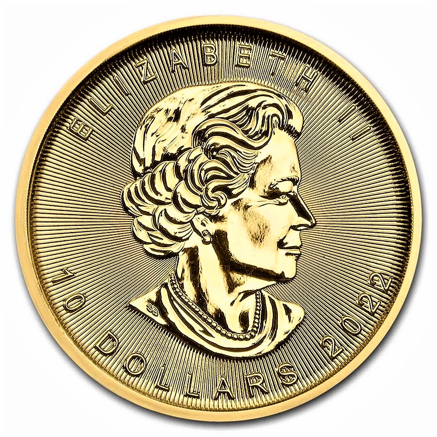 2021 1 oz Canadian Gold Maple Leaf Coin