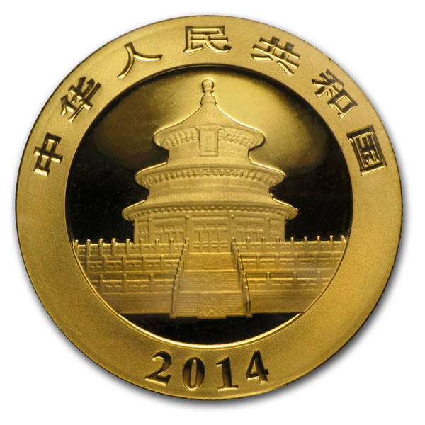 2015 Gold Panda Coin