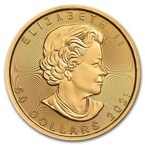 2021 1 oz Canadian Gold Maple Leaf Coin